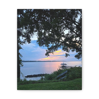 Canvas Wrap, Sunset on the River, Original KrisPix Photography, Wall Art, Home Decor, Nature Lover Gift, Fine Art Print