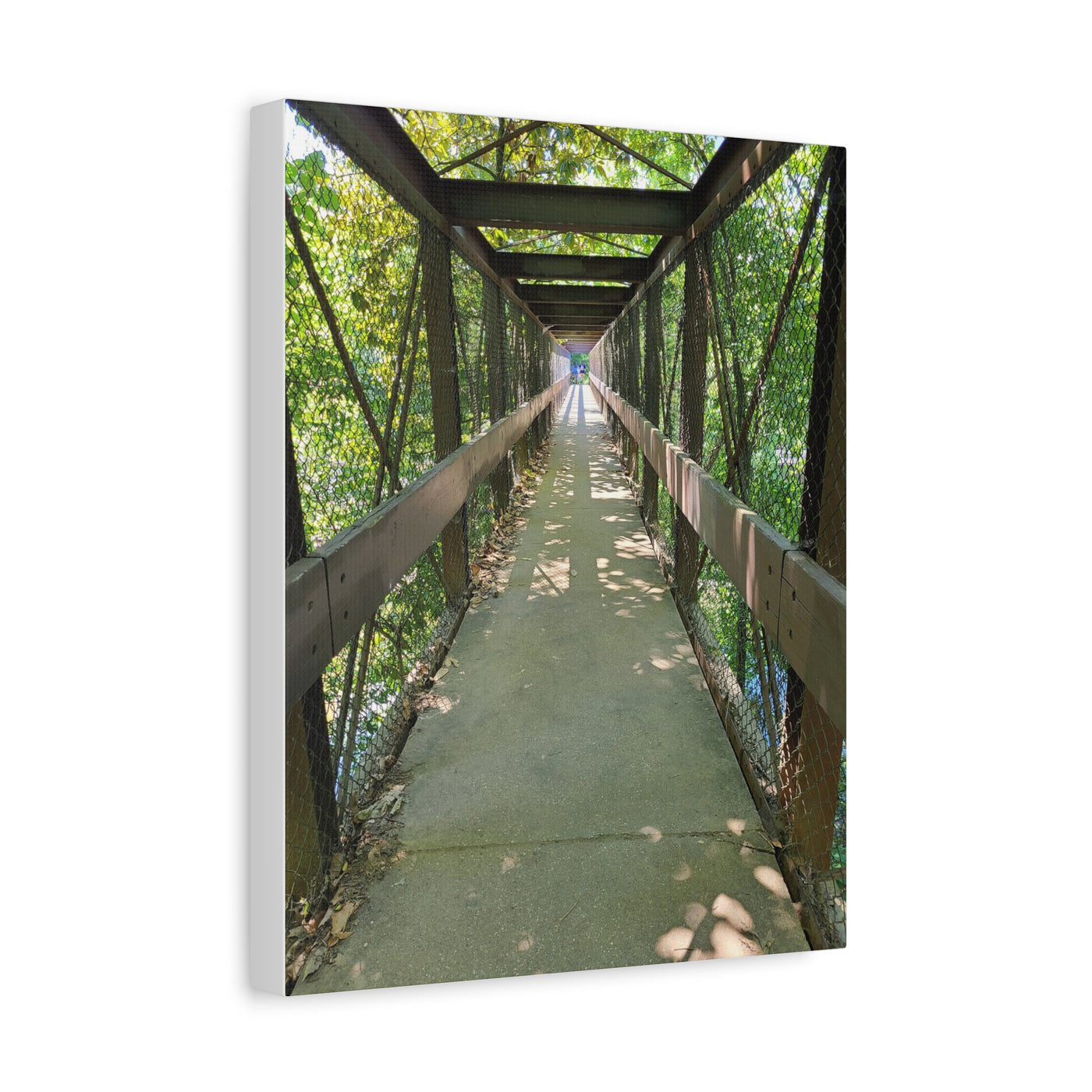 Canvas Print - Texas Beach Access bridge, Richmond, Virginia - 25&quot;