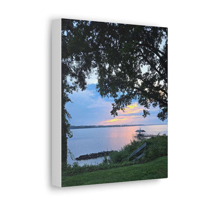 Canvas Wrap, Sunset on the River, Original KrisPix Photography, Wall Art, Home Decor, Nature Lover Gift, Fine Art Print