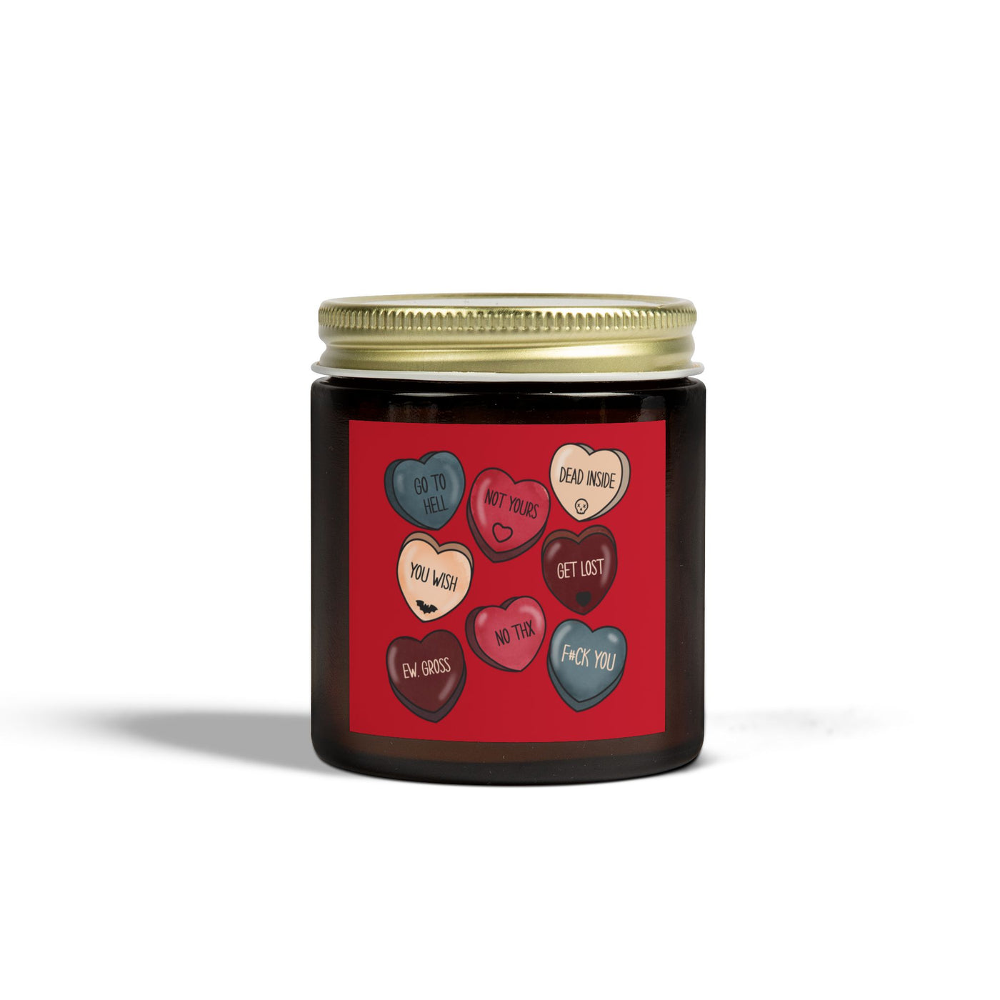 Heart Candle Gift Set - Scented Candles, Coconut Apricot Wax