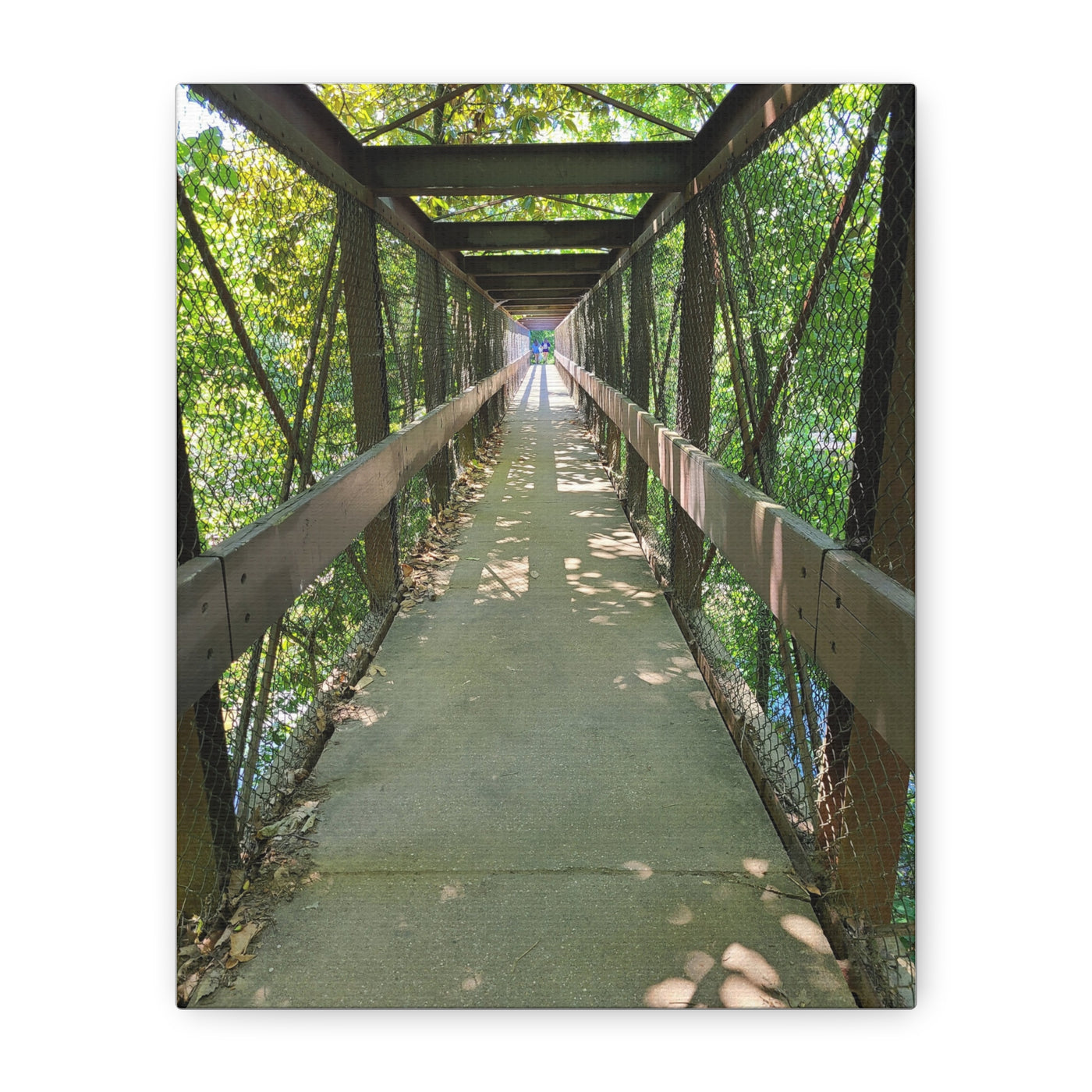 Canvas Print - Texas Beach Access bridge, Richmond, Virginia - 25&quot;